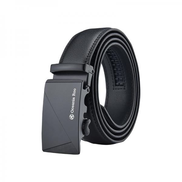 袋鼠-自动扣休闲皮带DS-BL811（黑色）