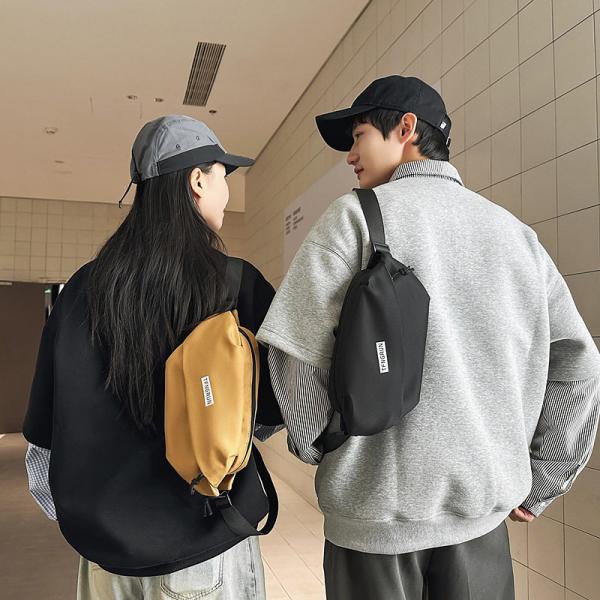 外贸款个性胸包情侣街头潮流简约骑行斜挎包户外运动手机包腰包